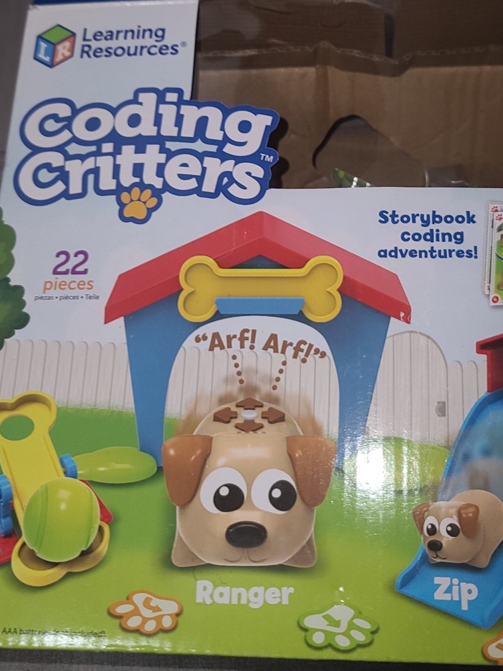 Learning Resources Coding Critters Ranger & Zip,22 Piece Set, New in plastic